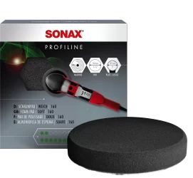 SONAX minkštas pilkas poliravimo padas, 160mm rotorinei mašinėlei